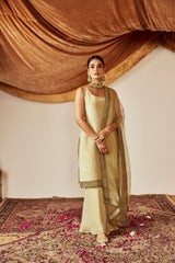 Nisa Green Kurta Set