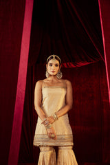 Sultana Sleeveless Sharara Set