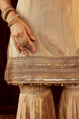 Sultana Sleeveless Sharara Set