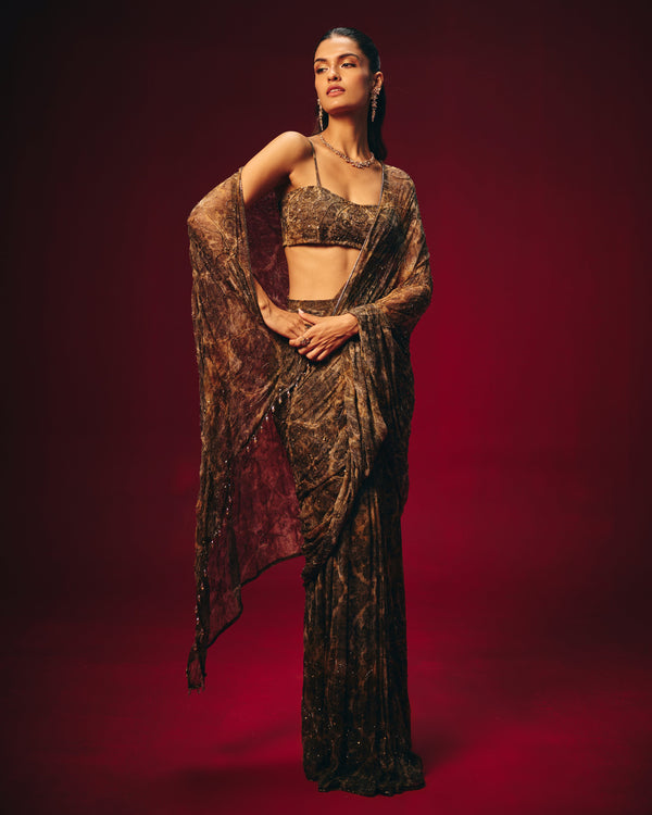 Aleesa Pre Draped Saree