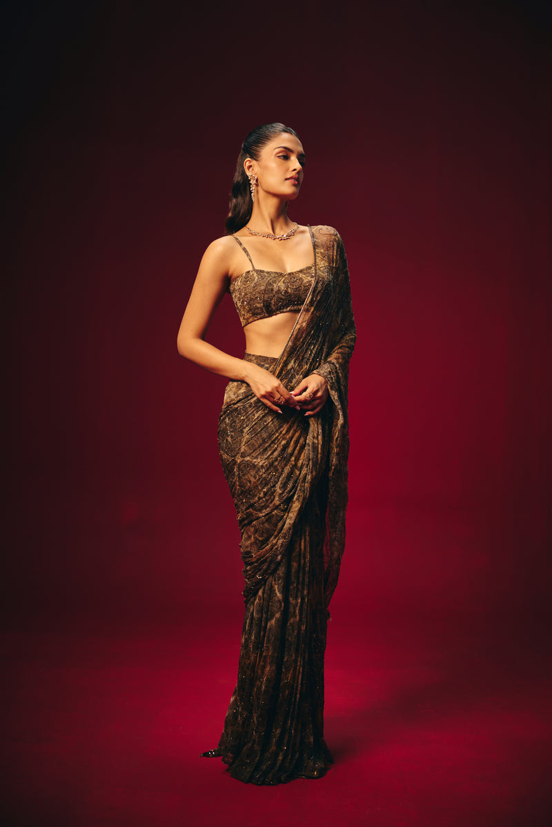 Aleesa Pre Draped Saree