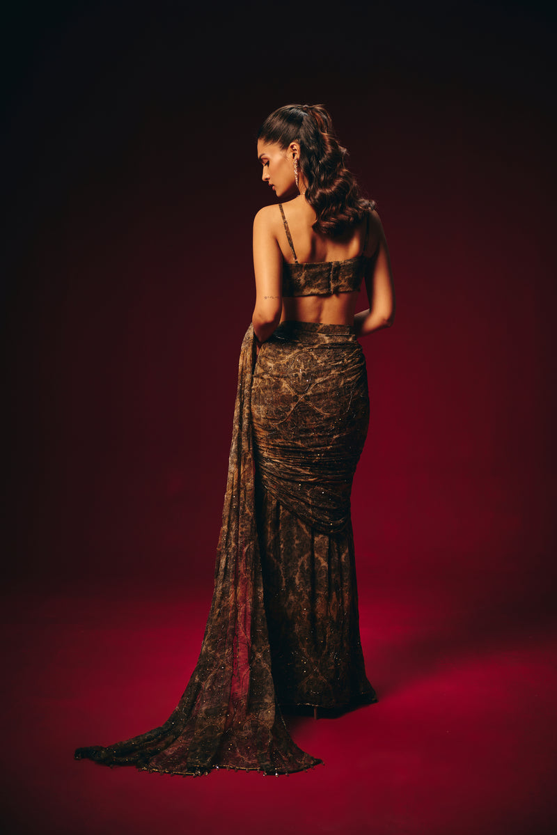 Aleesa Pre Draped Saree