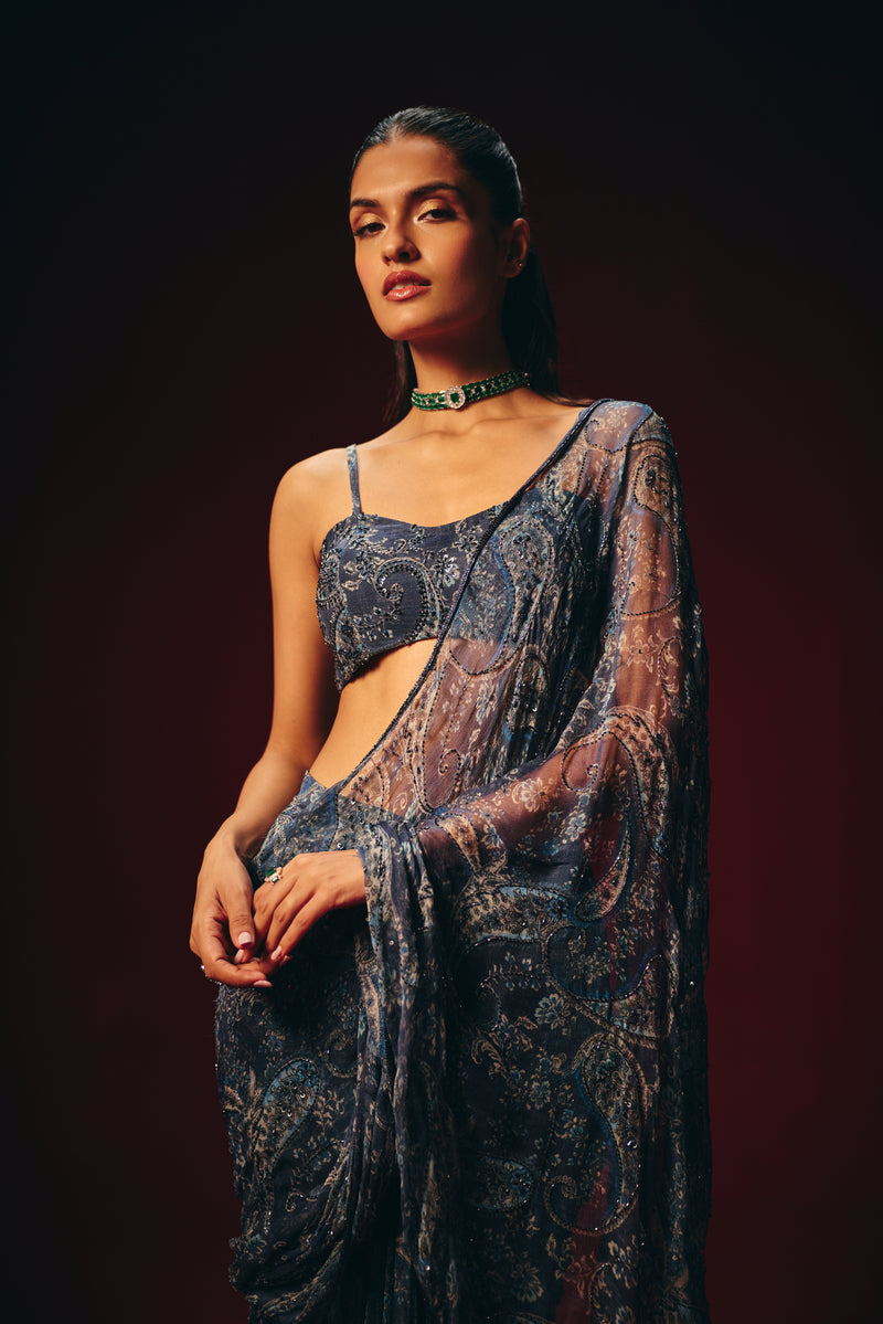 Iraaya Pre Draped Saree