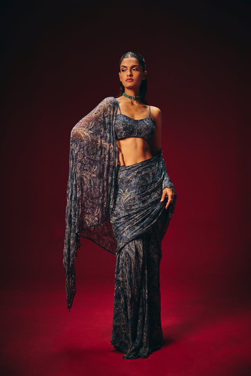 Iraaya Pre Draped Saree