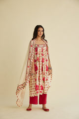 Mehak Chanderi Kurta Set