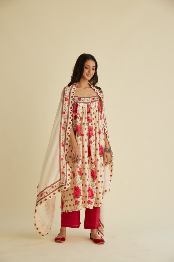 Mehak Chanderi Kurta Set