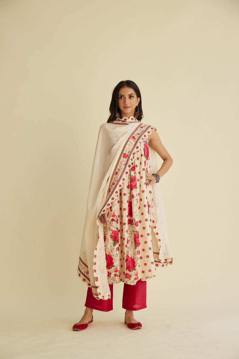 Mehak Chanderi Kurta Set