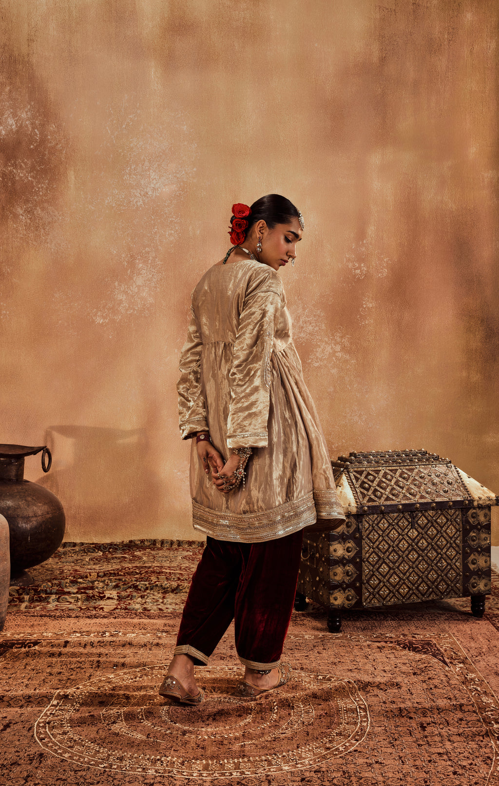 Misba Kurta Set – Roze