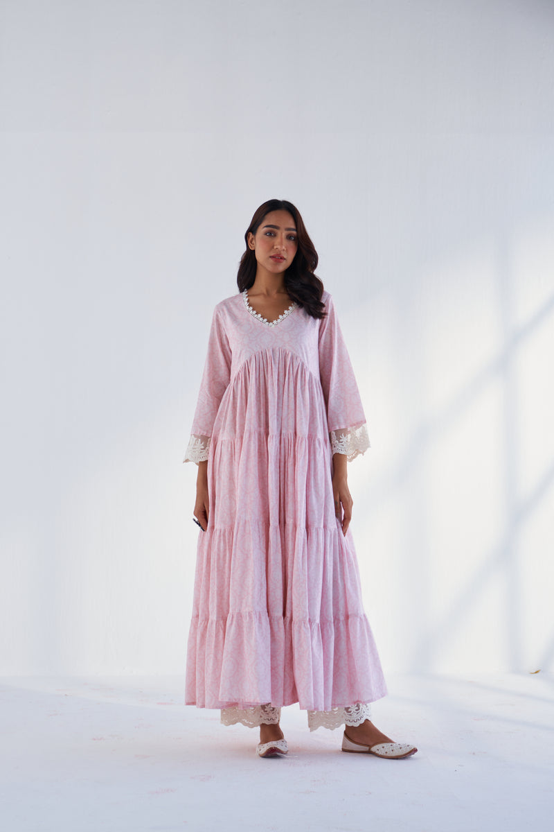 Laila Pink Kurta Set