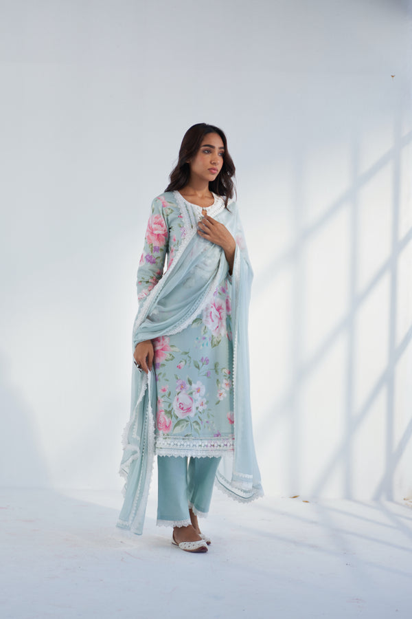 Nyla Blue Dupatta