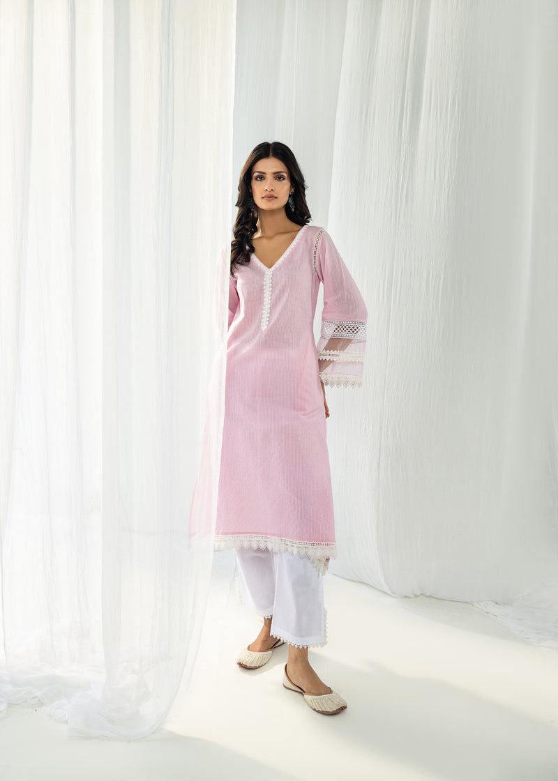 Estelle Pink Kurta