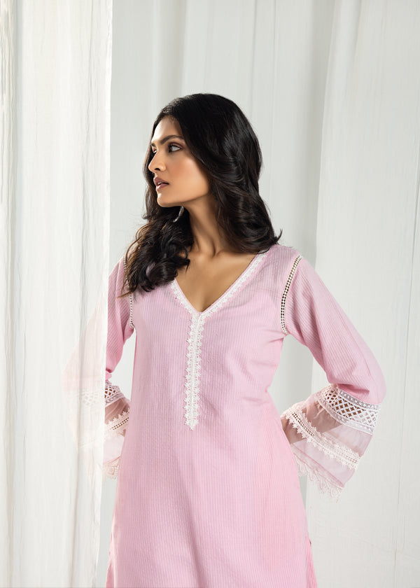 Estelle Pink Kurta Set