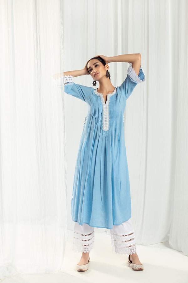 Iris Blue Kurta