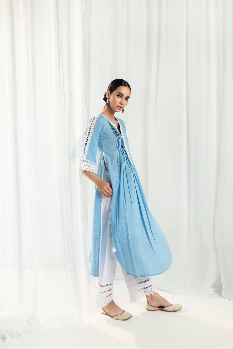 Iris Blue Kurta Set