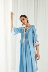 Iris Blue Kurta Set