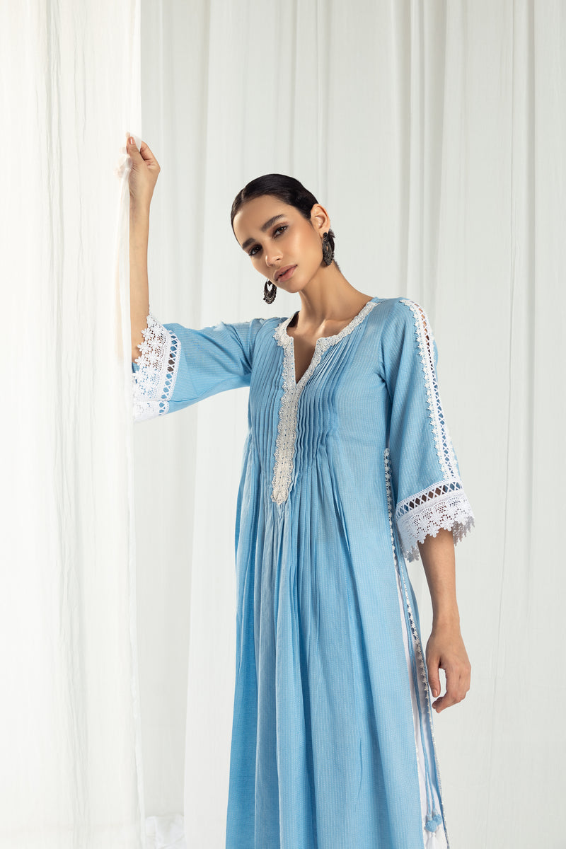 Iris Blue Kurta Set