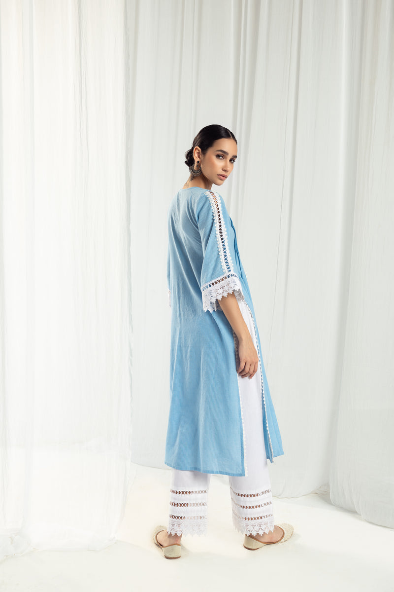 Iris Blue Kurta Set