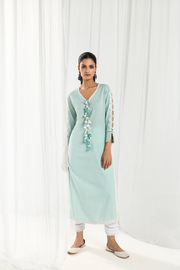 Eden Aqua Kurta