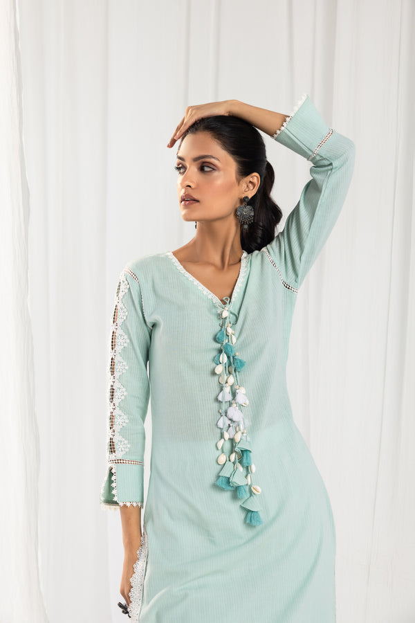 Eden Aqua Kurta