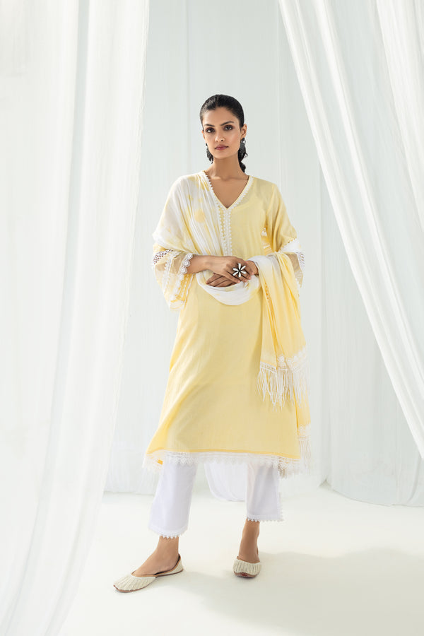 Estelle Yellow Kurta Set