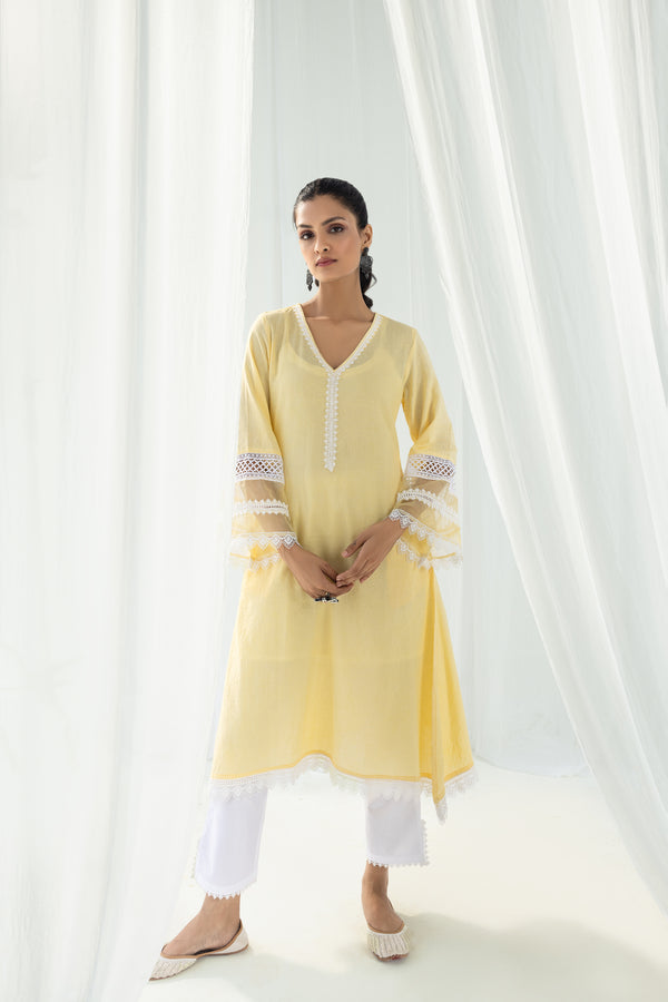 Estelle Yellow Kurta Set