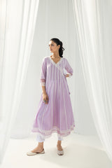 Aria Purple Kurta Set