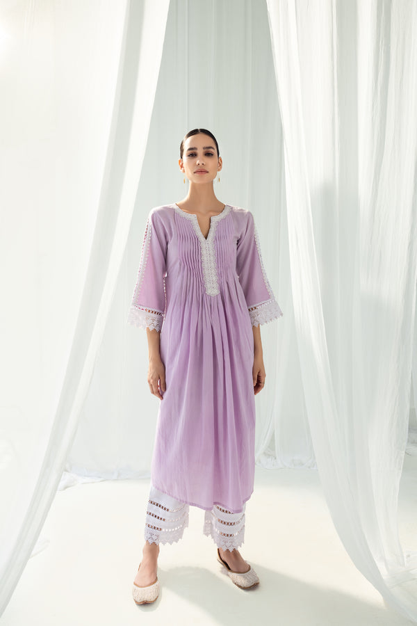 Iris Lavendar Kurta