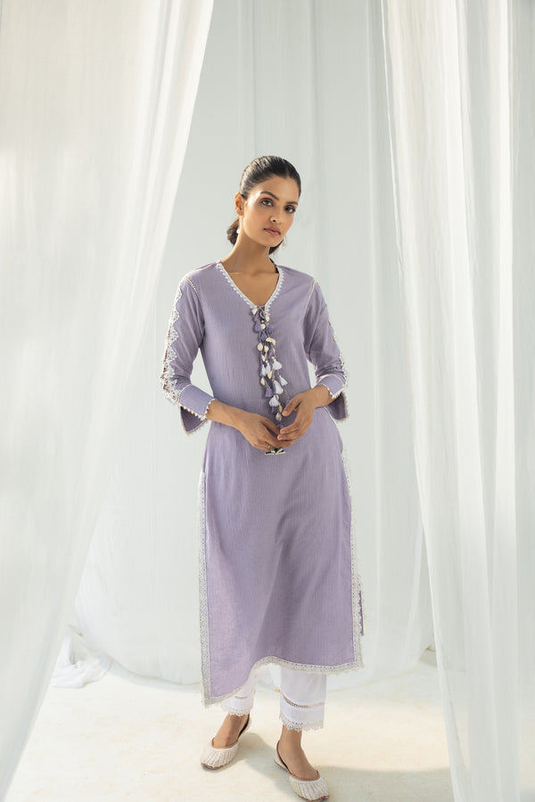 Eden Purple Kurta