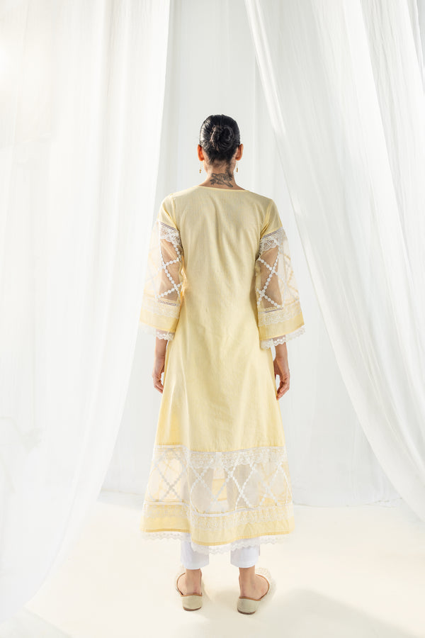 Celeste Yellow Kurta