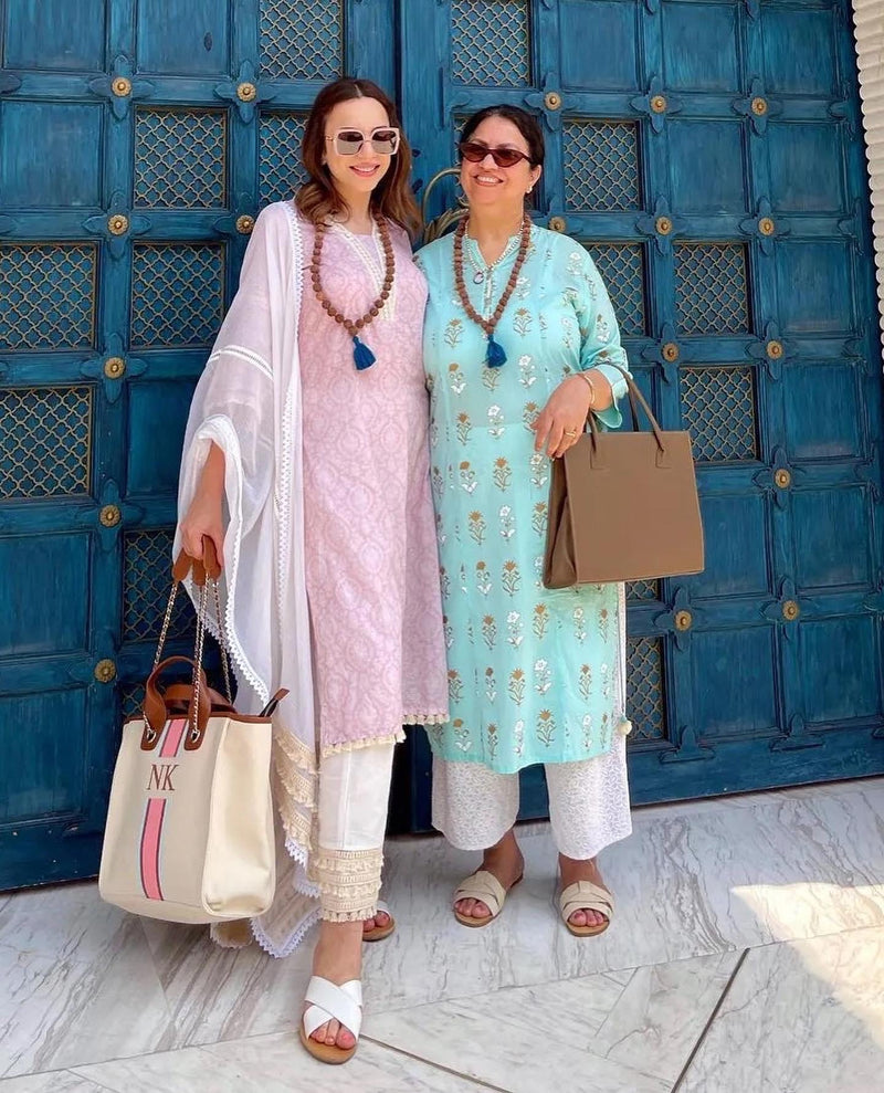 Nitibha Kaul in Isra Kurta Set
