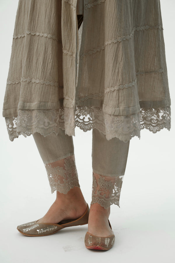 MAHJABEEN LIGHT TAUPE PANTS