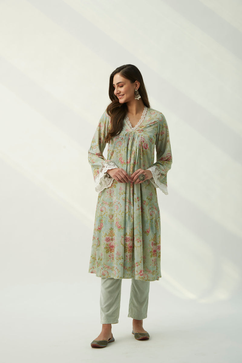 Fiza Velvet Kurta