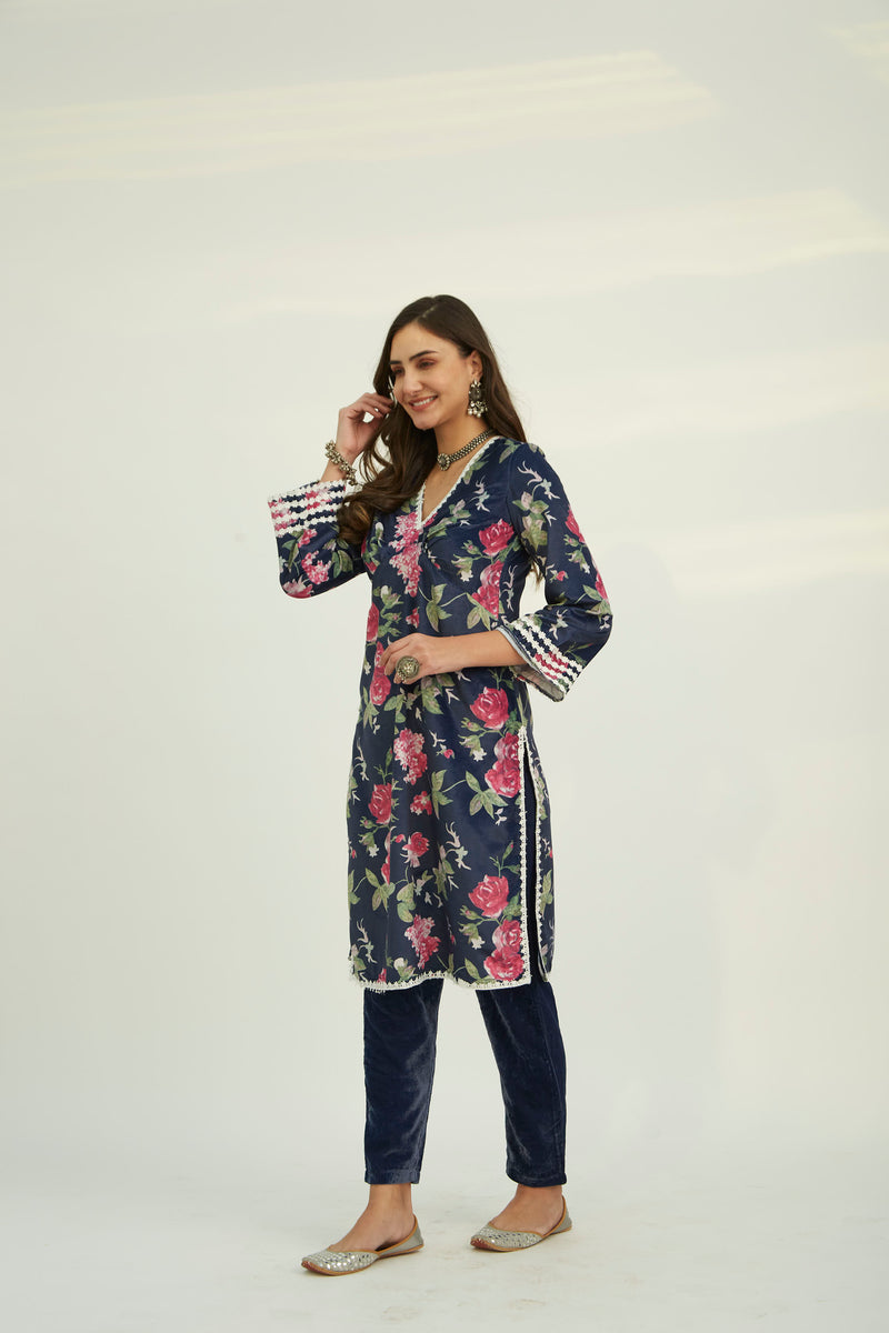ADYA VELVET KURTA
