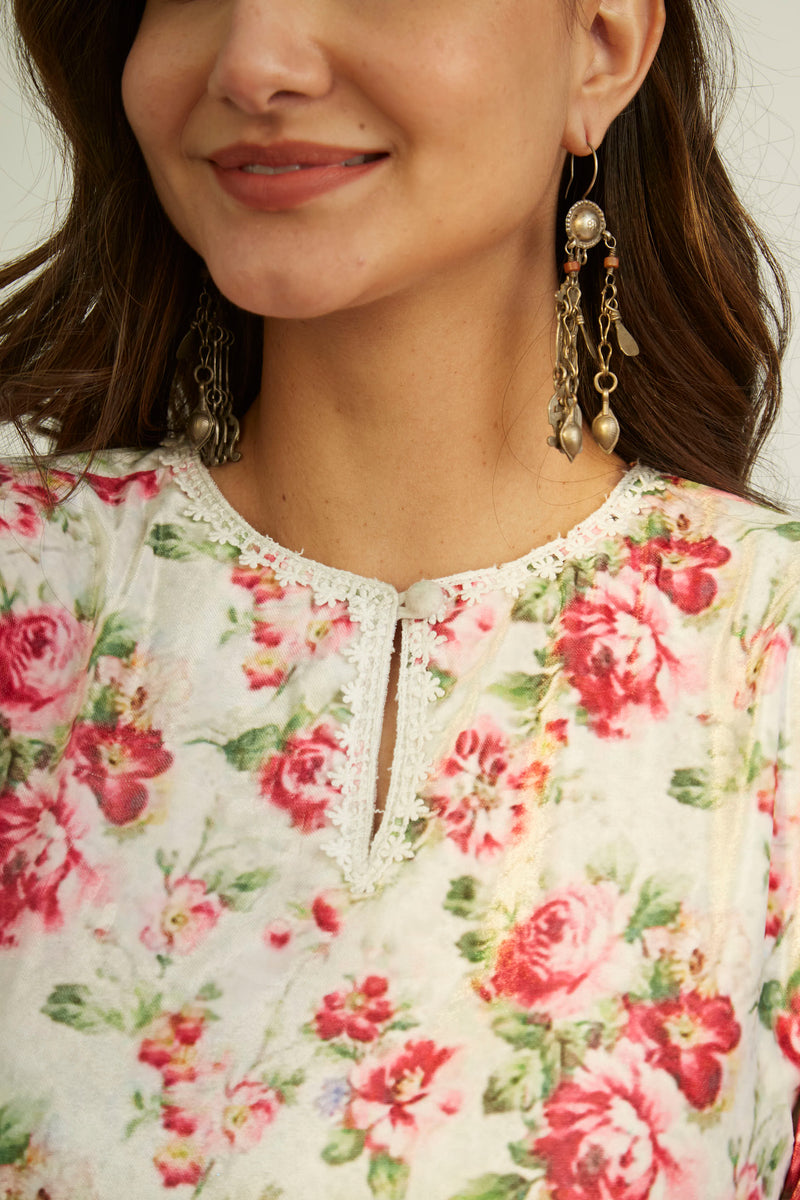 ASMARA VELVET KURTA