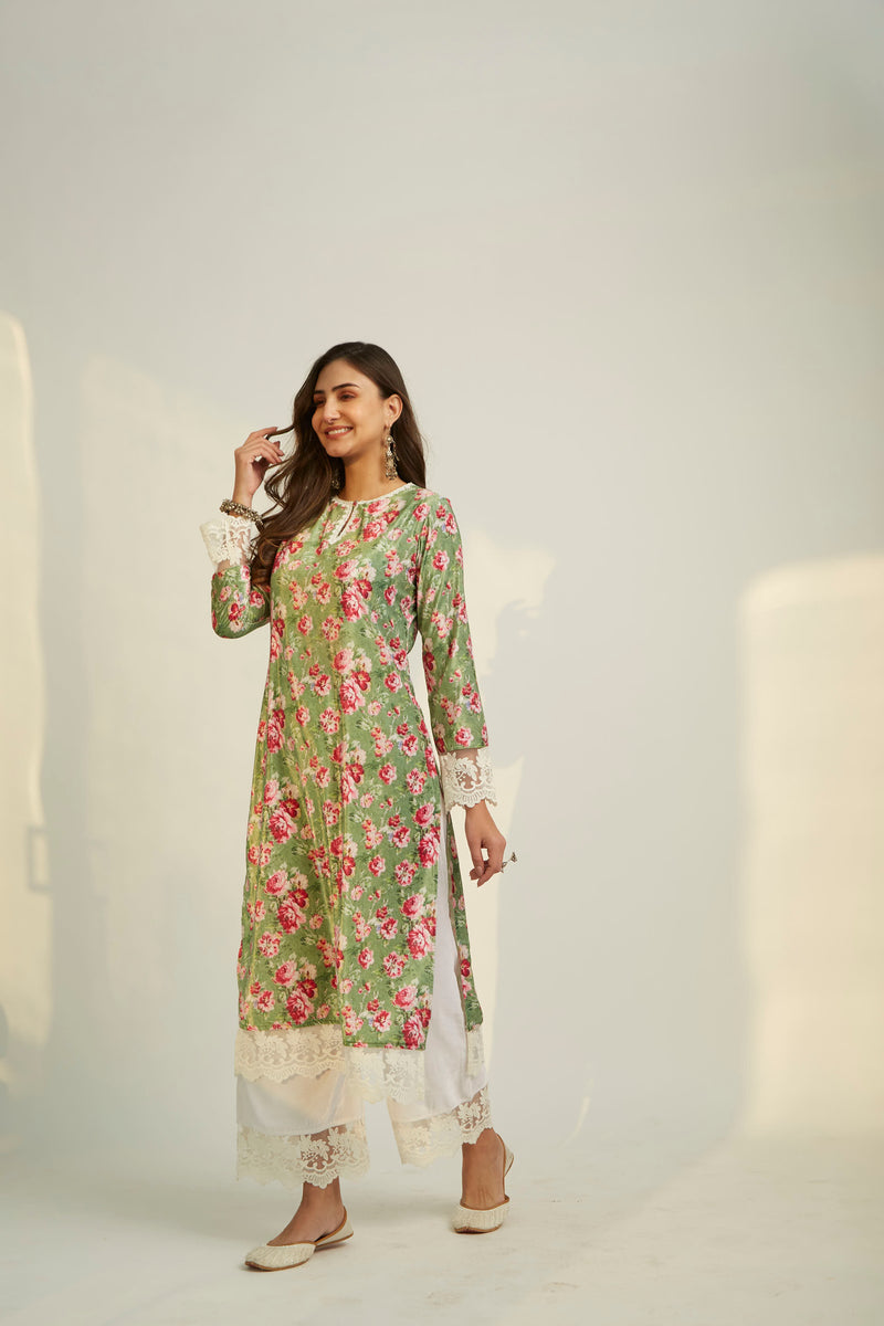 HAYAT VELVET KURTA