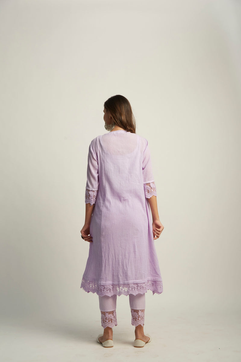 MAHJABEEN  LILAC PANT