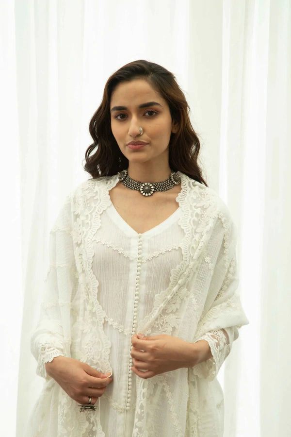 Komal Pandey in Mahjabeen Kurta Set