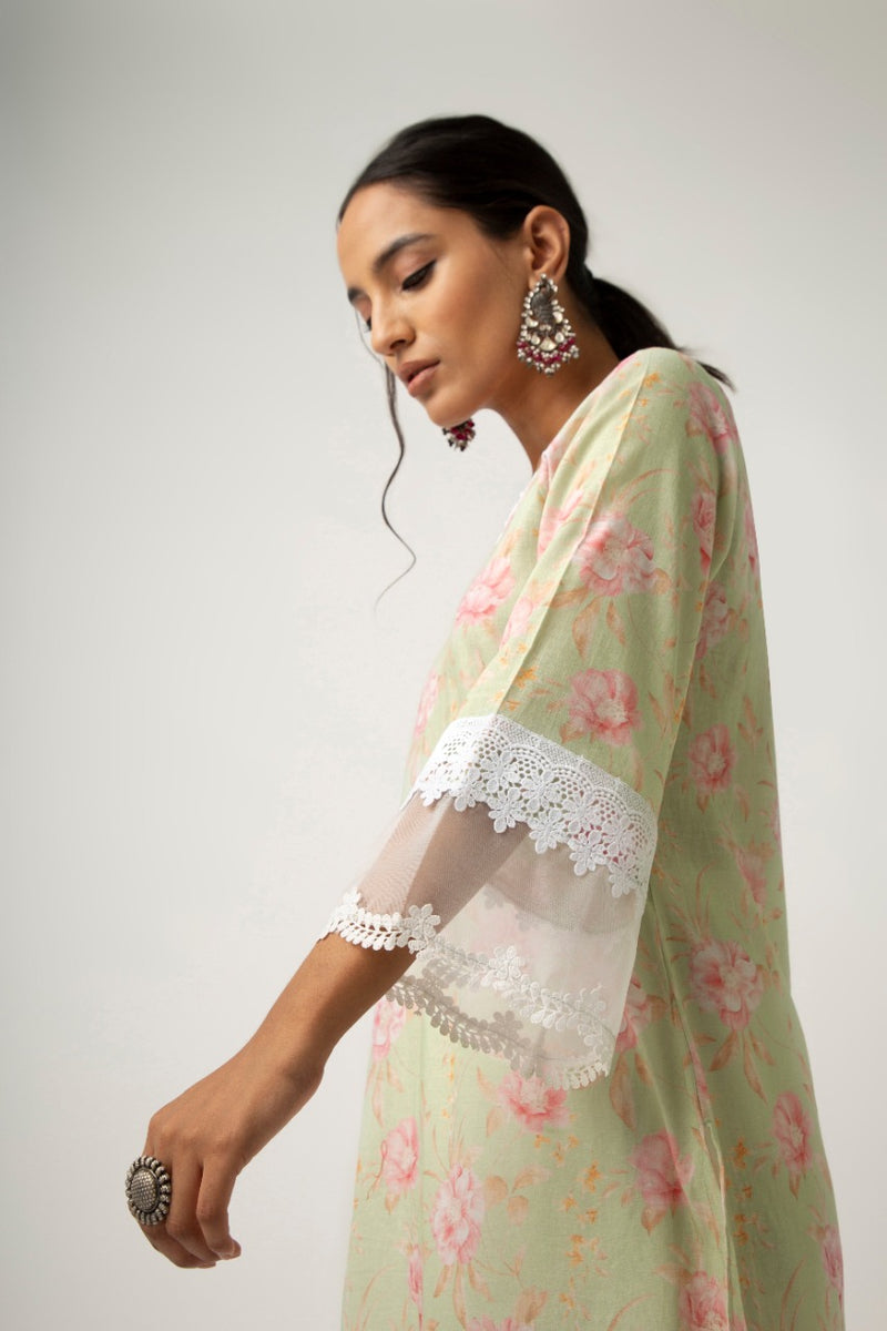 Keya Mint Green Kurta Set