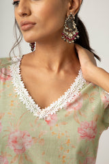 Keya Mint Green Kurta Set