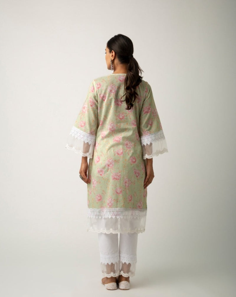 Keya Mint Green Kurta Set