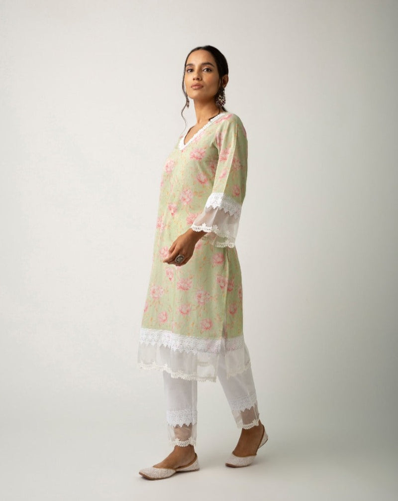 Keya Mint Green Kurta