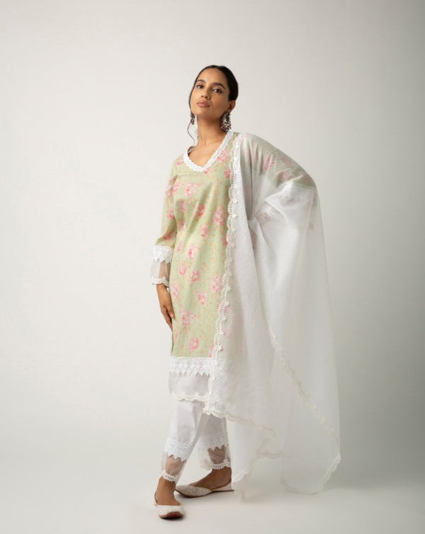 Keya Mint Green Kurta Set