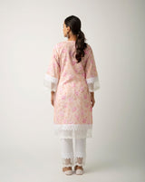 Keya Peach Kurta