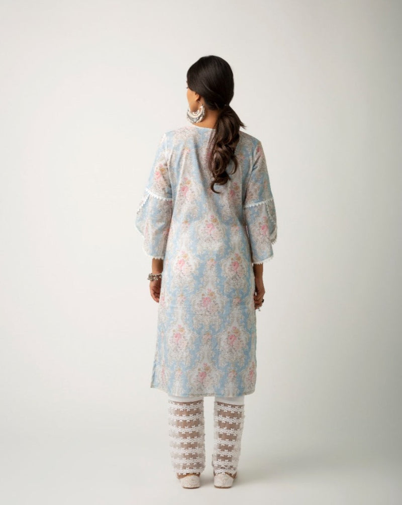 Eishal Blue Kurta