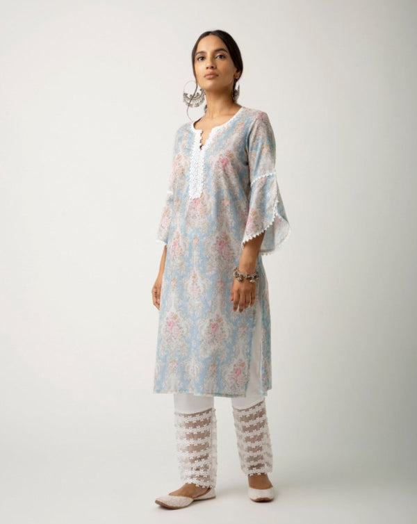 Eishal Blue Kurta Set