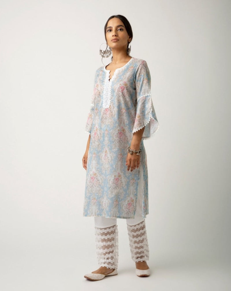 Eishal Blue Kurta