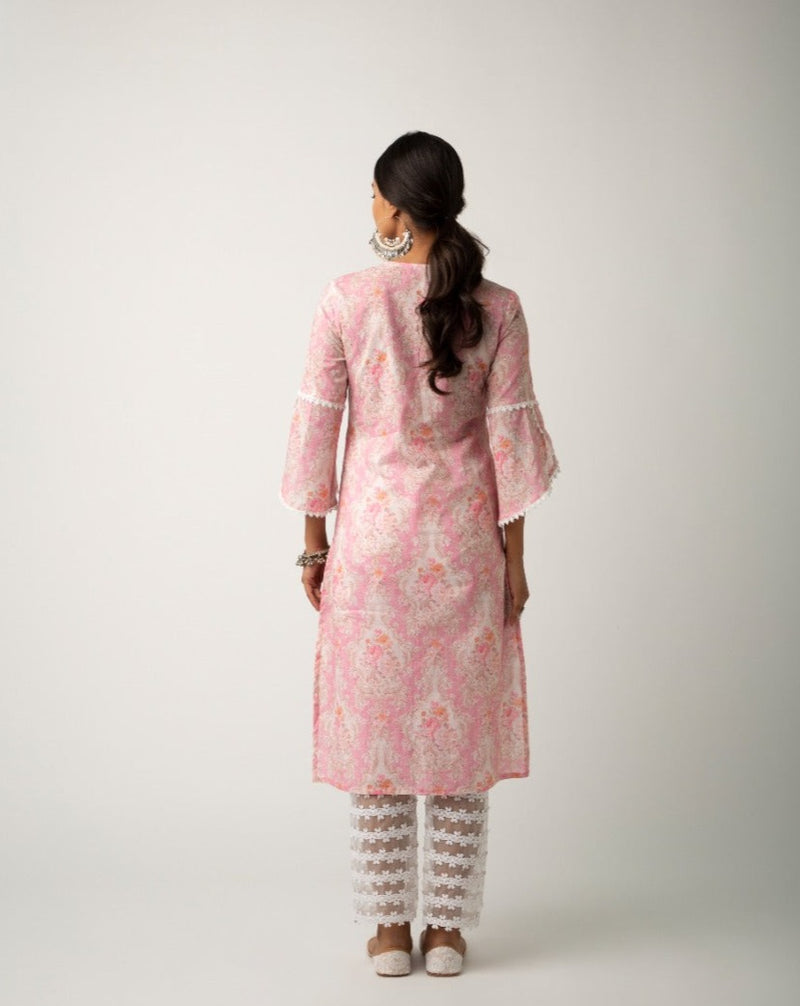 Eishal Pink Kurta Set
