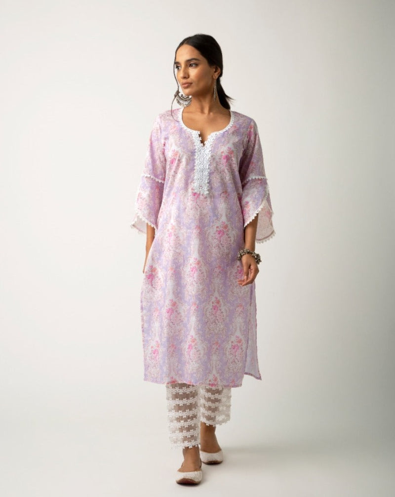 Eishal Purple Kurta
