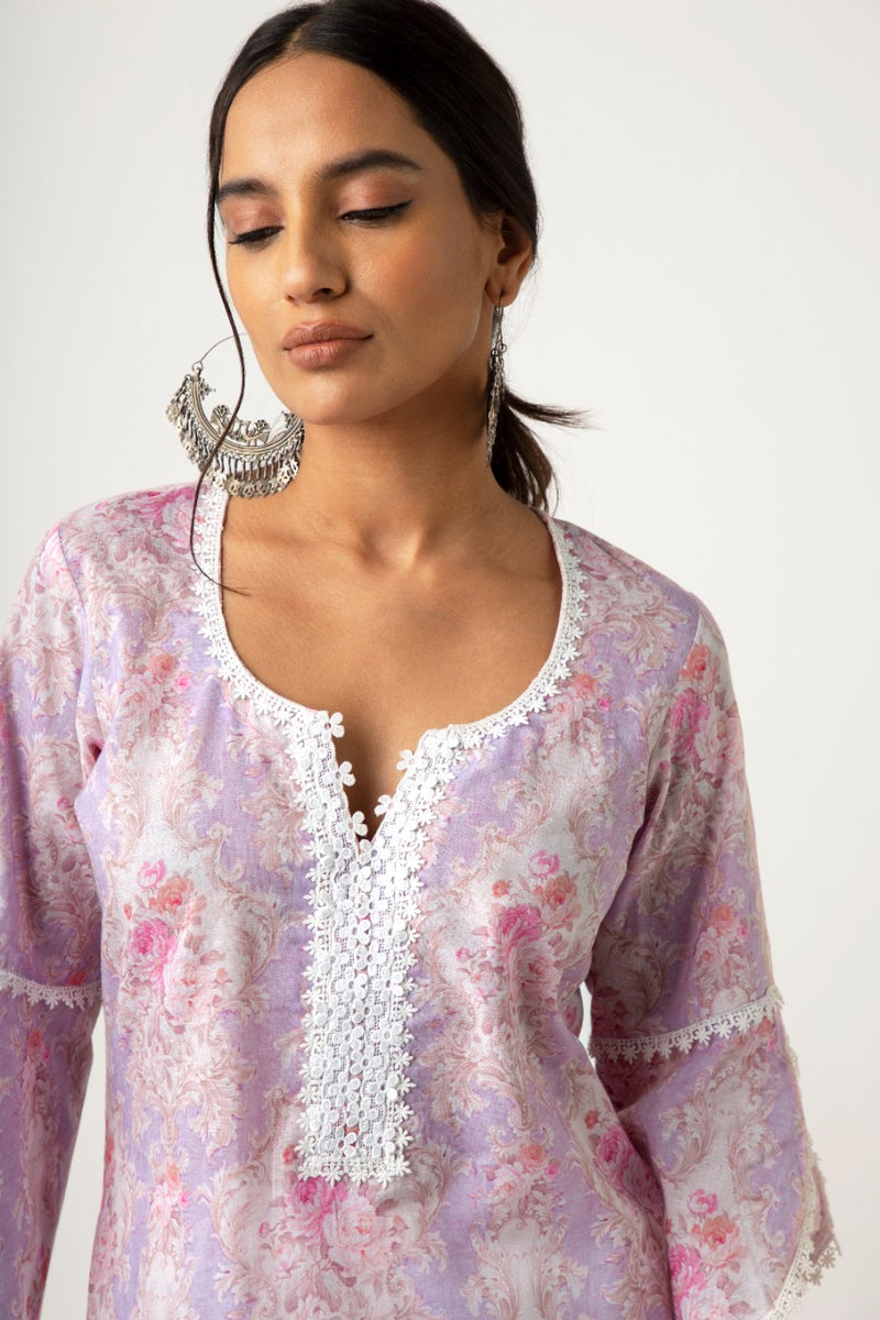 Eishal Purple Kurta