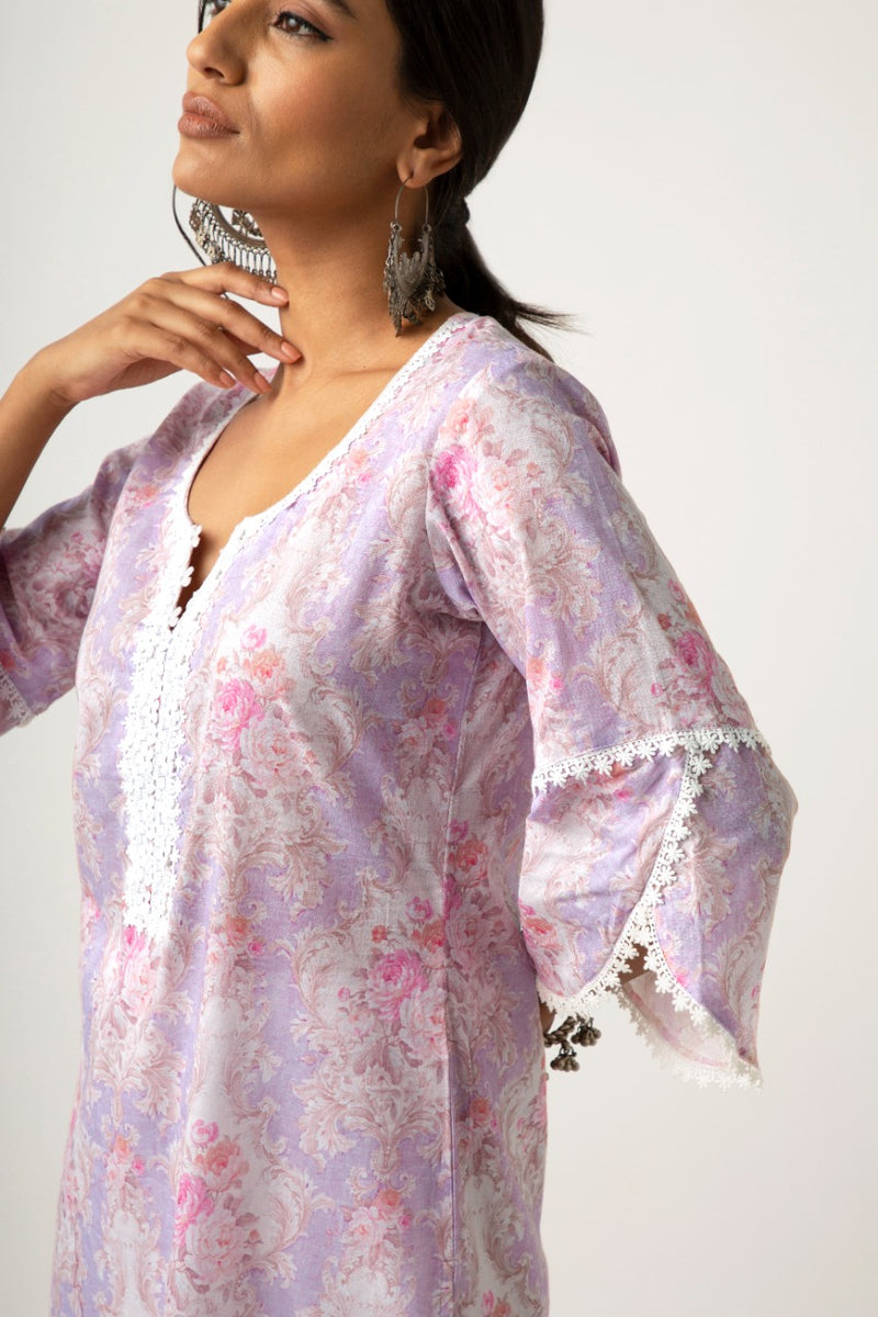 Eishal Purple Kurta
